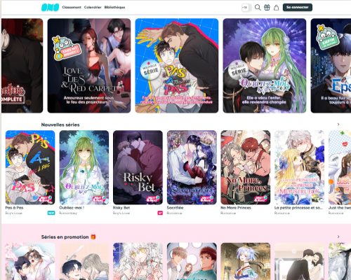Le site de webtoon Ono